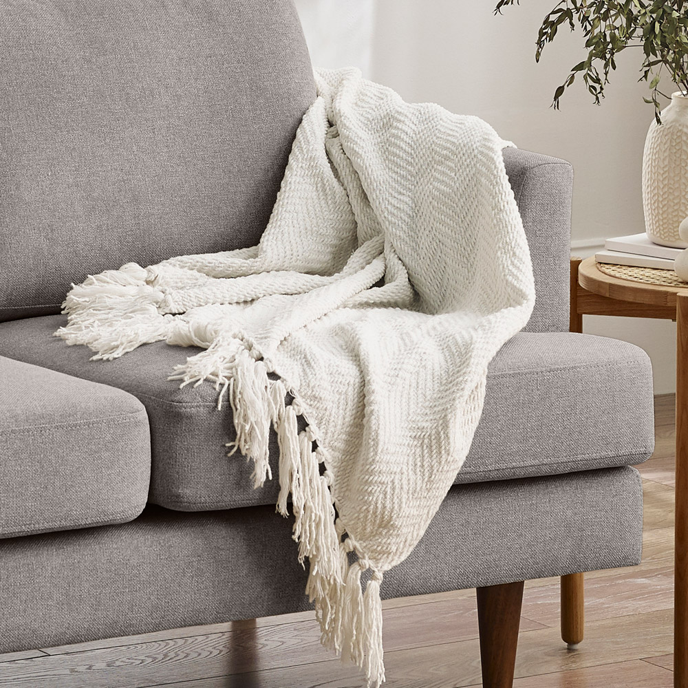 Furniturebox Flora 2 Seater Taupe Recycled Sofa Image 3