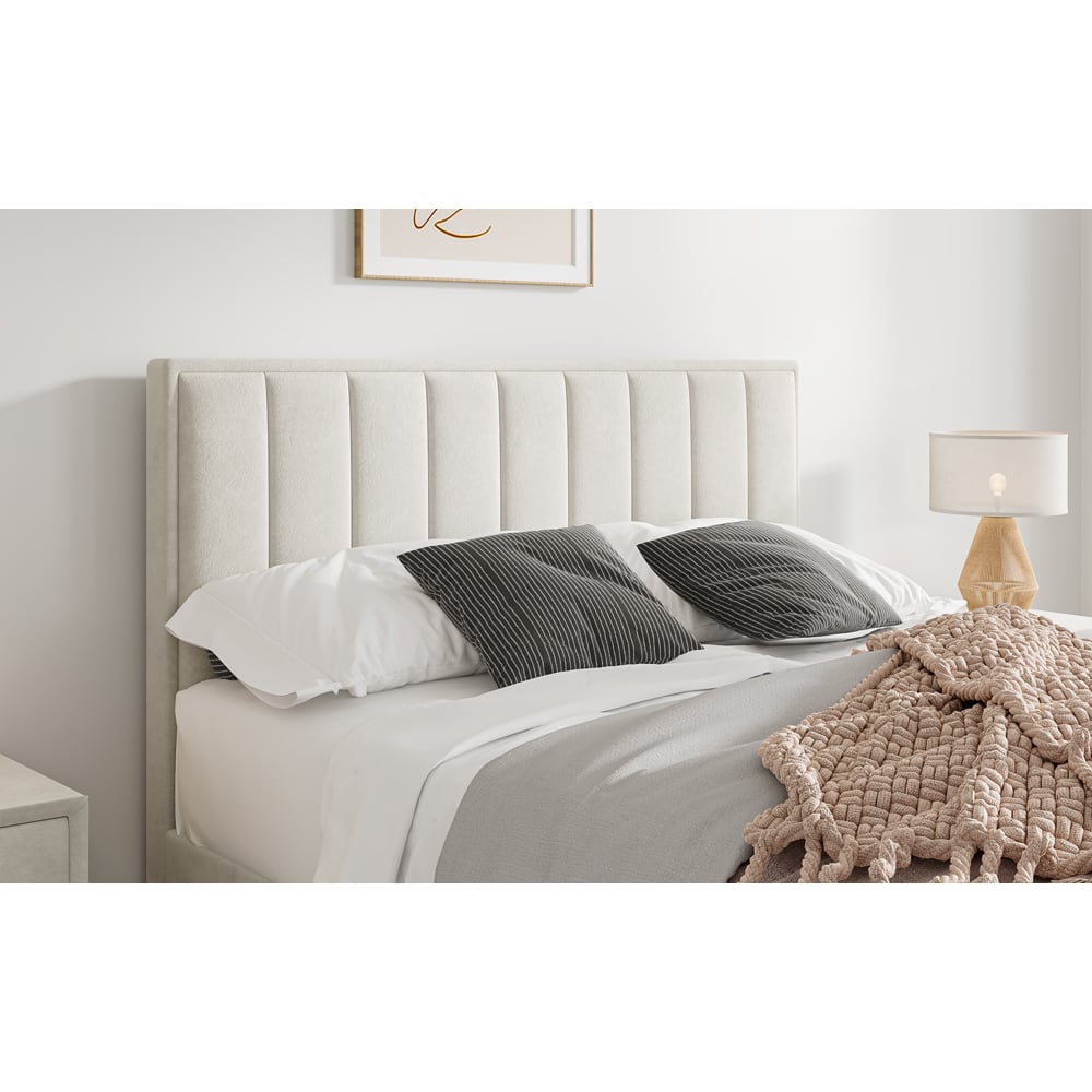 Bedmaster Rhodes Small Double Warmstone Velvet Ottoman Image 3