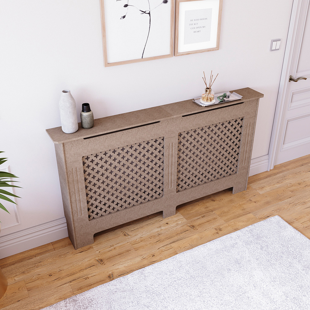 Vida Designs Oxford Unfinished Radiator Cover Large Image 4