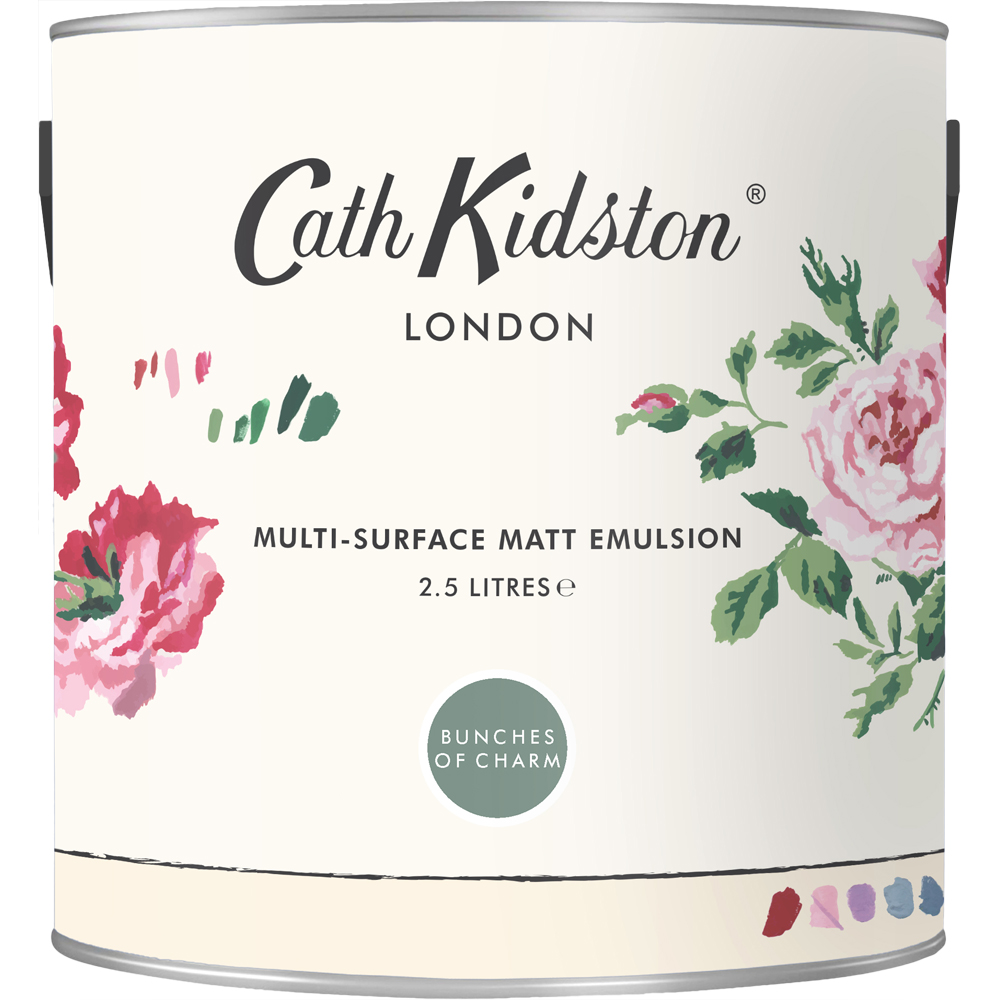 Cath Kidston Multi Surface Bunches Of Charm Emulsion Paint 2.5L Image 2