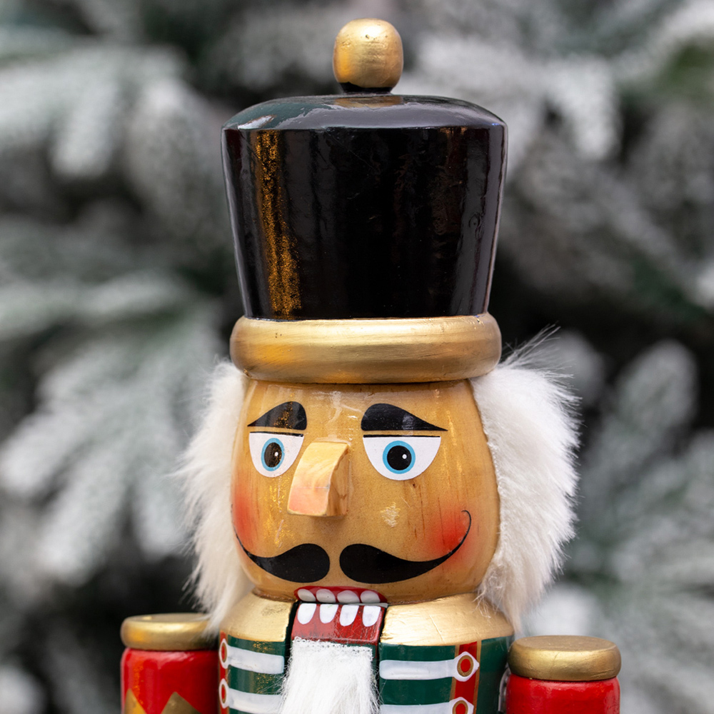 The Christmas Workshop Wooden Nutcracker Soldier 50cm Image 3