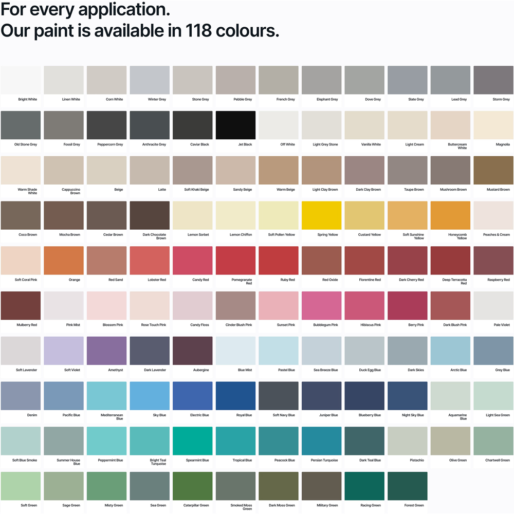 Hemway Pale Violet Interior Matt Acrylic Emulsion Paint 2.5L Image 9