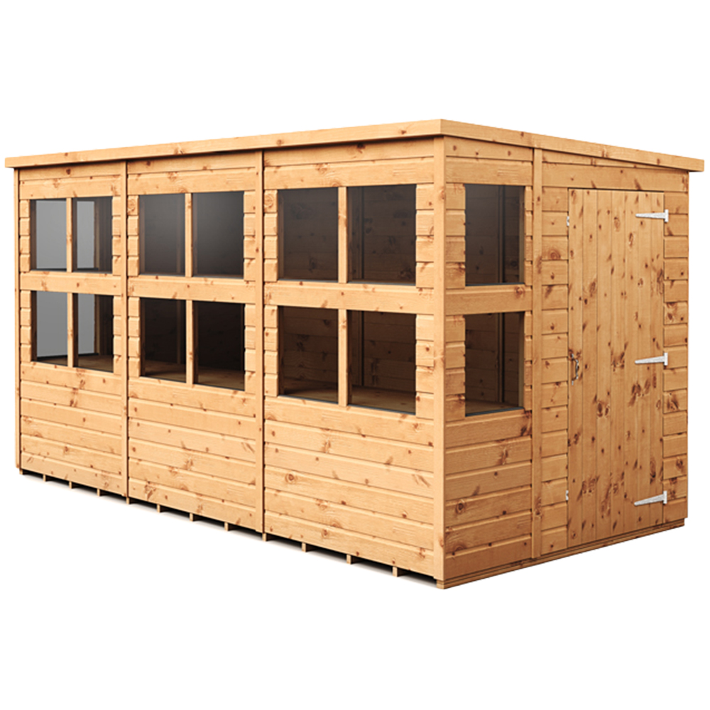 Empire Sheds 12 x 6ft Tongue and Groove Pent Potting Garden Shed Image 1
