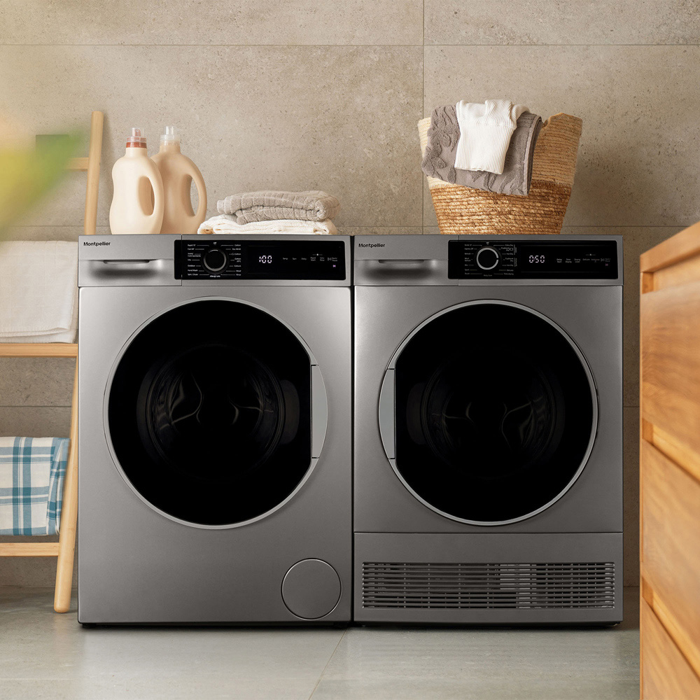 Montpellier MWM814BLS 8kg Silver Wide Washing Machine Image 2