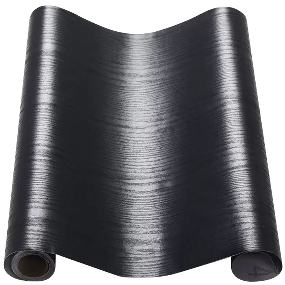 Living and Home Wood Effect Black Wallpaper Image 5