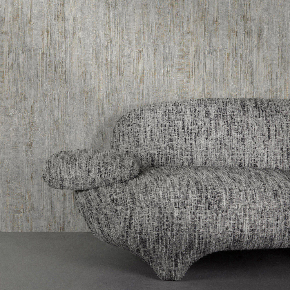 Grandeco Cemento Mid Grey Wallpaper Image 3