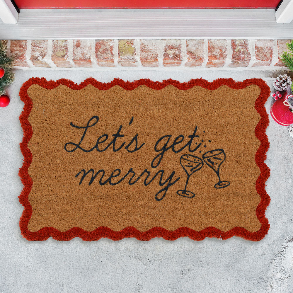 Single Printed Coir Doormat 60 x 40cm in Assorted styles Image 8