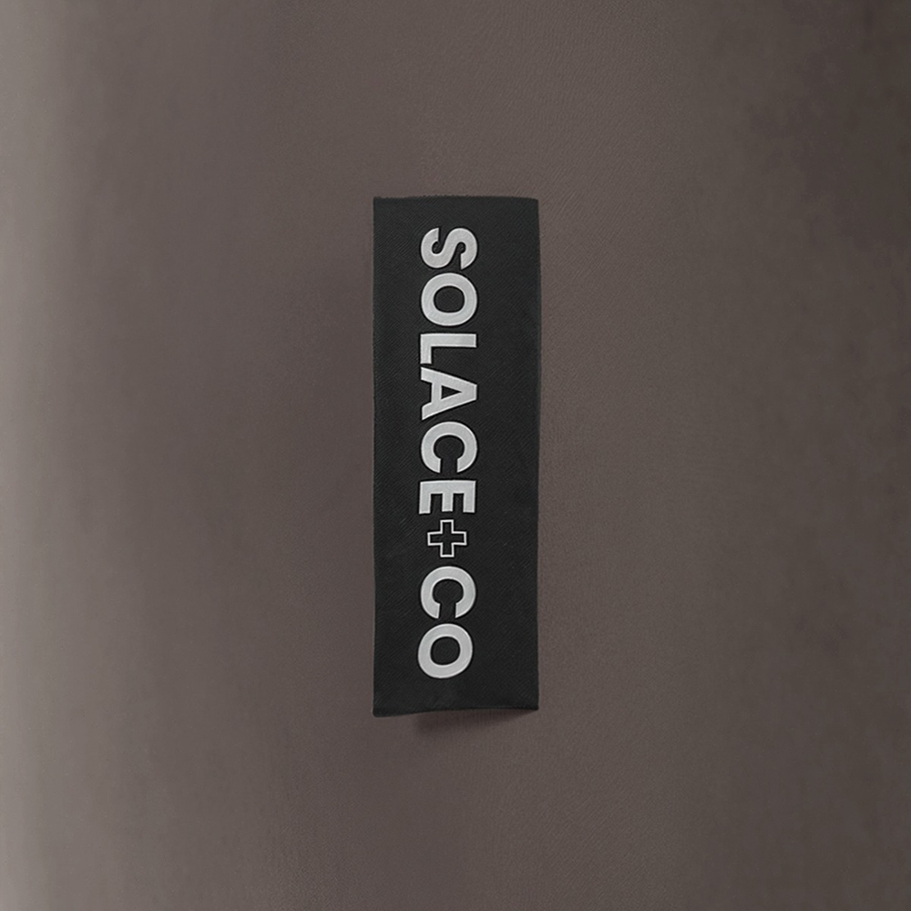 Solace+Co Addison 3 Seater Brown Velvet Sofa Image 6