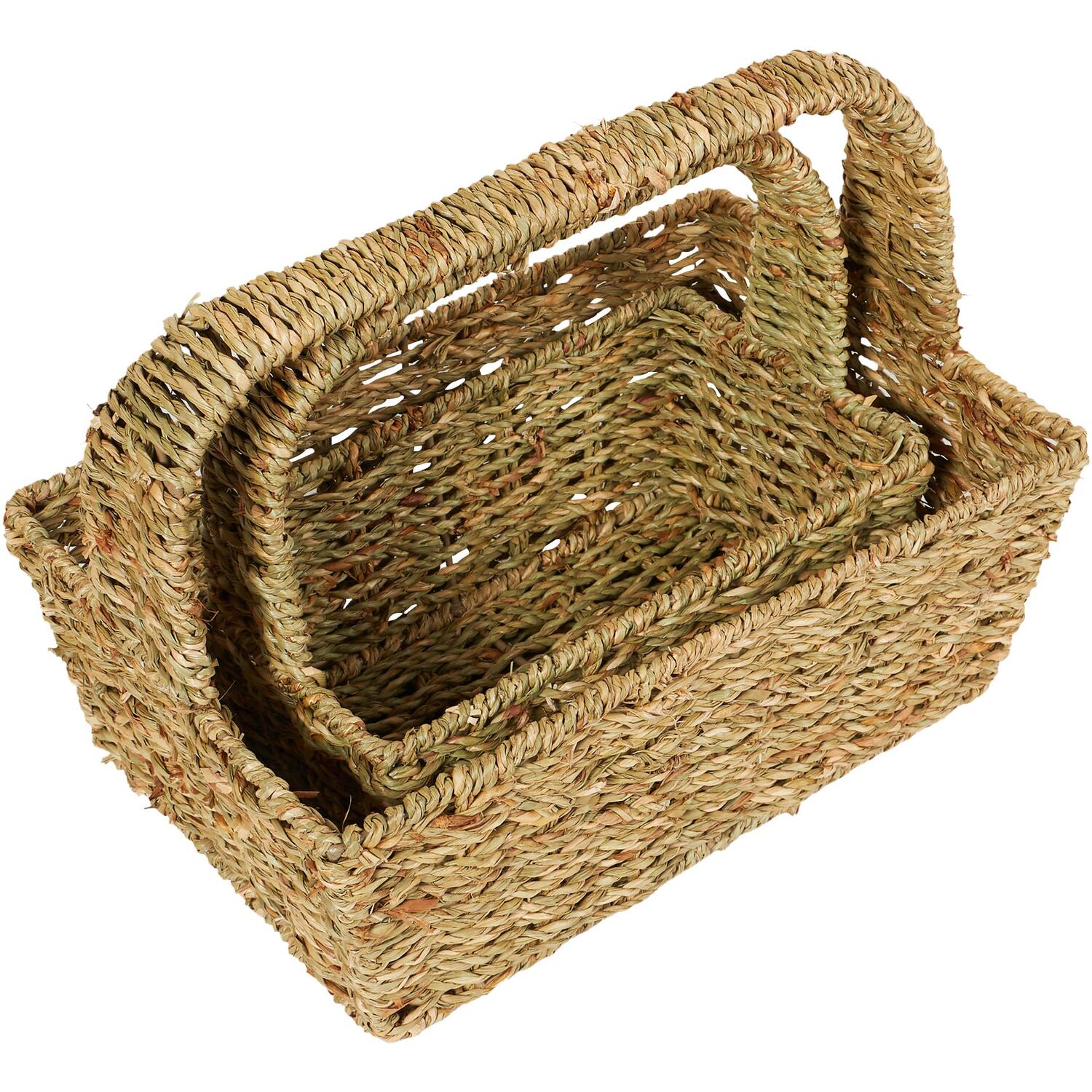 Set of 2 Seagrass Baskets Image 3