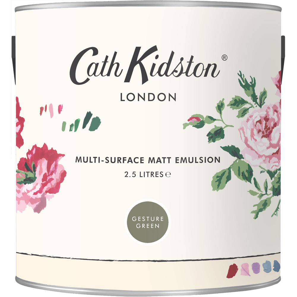 Cath Kidston Multi Surface Gesture Green Emulsion Paint 2.5L Image 2