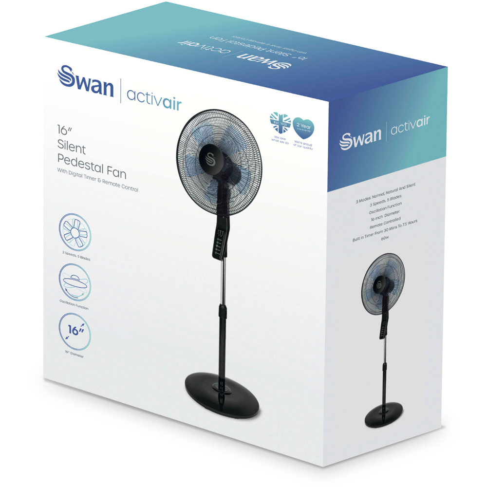 Swan Silence Stand Fan 16 inch Image 2