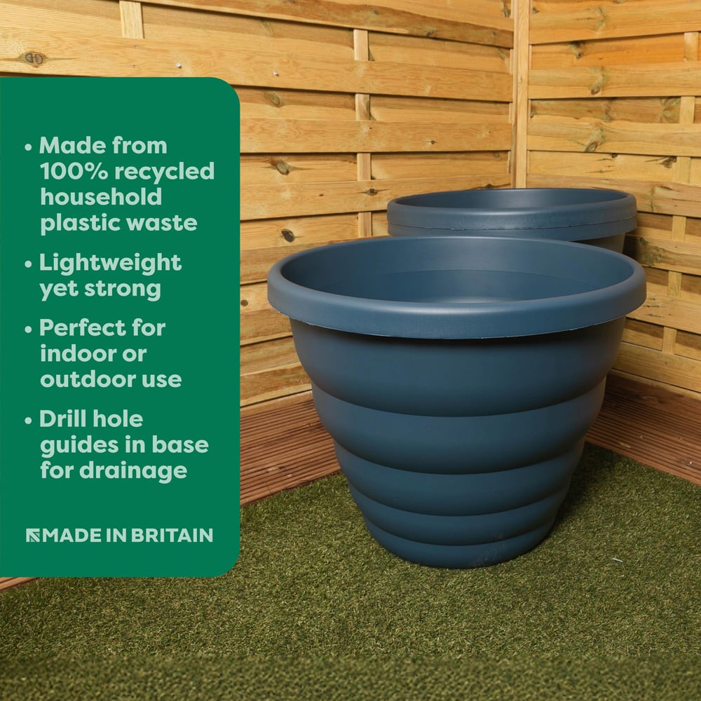 Wham Beehive Navy Round Pot H346 66cm Image 2