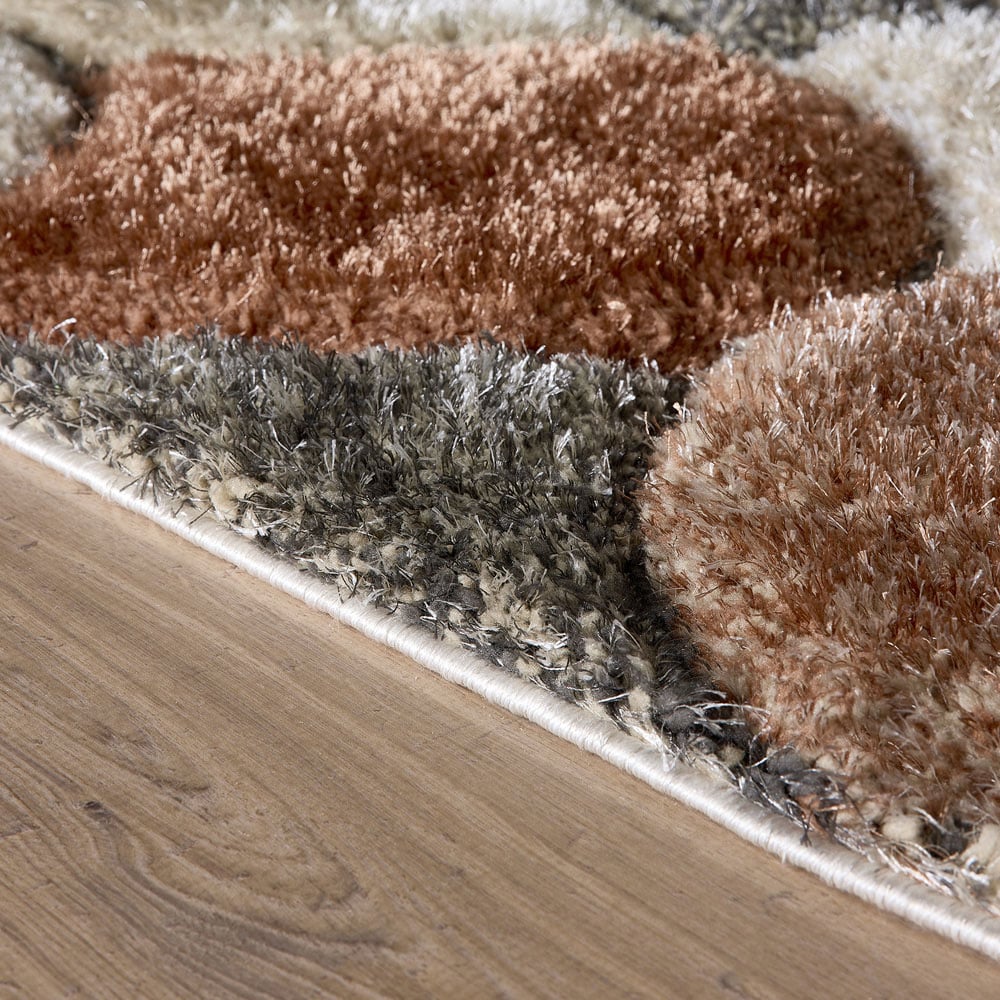 Origins 3D Scallop Ox Red Terracotta Rug 160 x 230cm Image 4