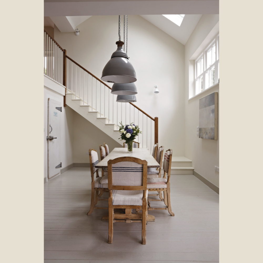 Farrow & Ball Interior Wood and Metal 2004 Slipper Satin Flat Eggshell Paint 5L Image 4