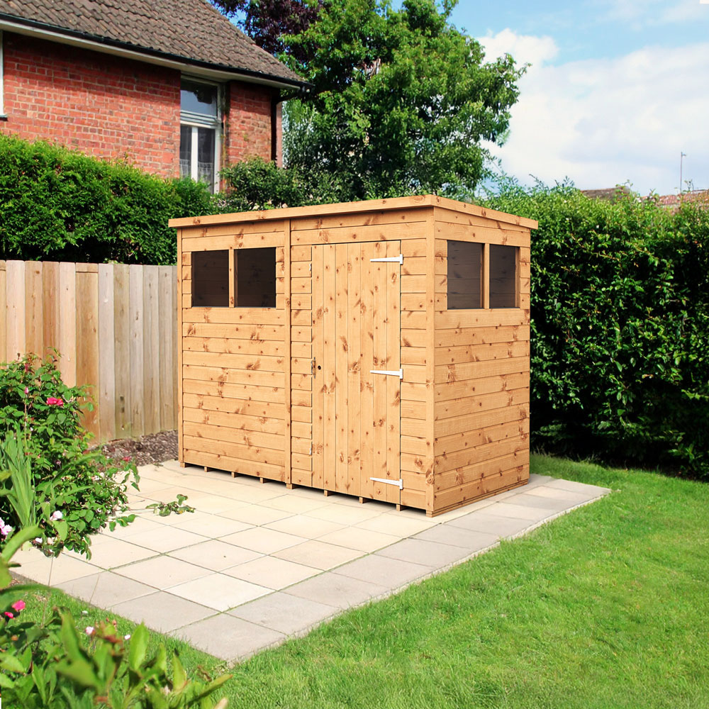 Empire Sheds 8 x 4ft Tongue and Groove Pent Garden Shed Image 2