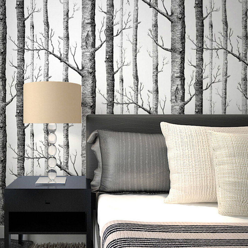 Living and Home Birch Tree Wallpaper Image 6