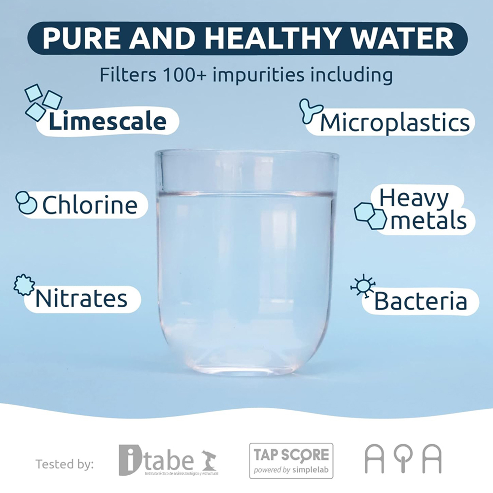 Tappwayer T3-P006 EcoPro Compact Tap Water Filter Refill 6 Pack Image 5