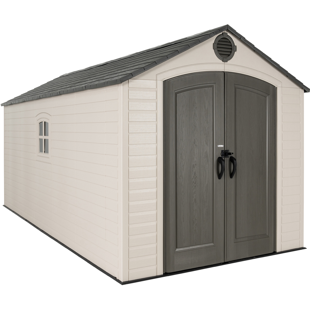 Lifetime Products 8 x 15ft Double Door Garden Storage Shed Image 1