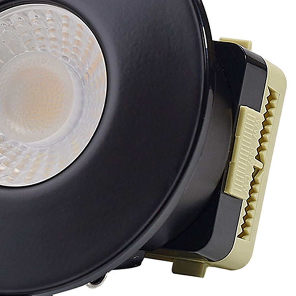 Trendi Switch Piano Black Recessed Dimmable CCT LED Fire Rated Downlight Image 3