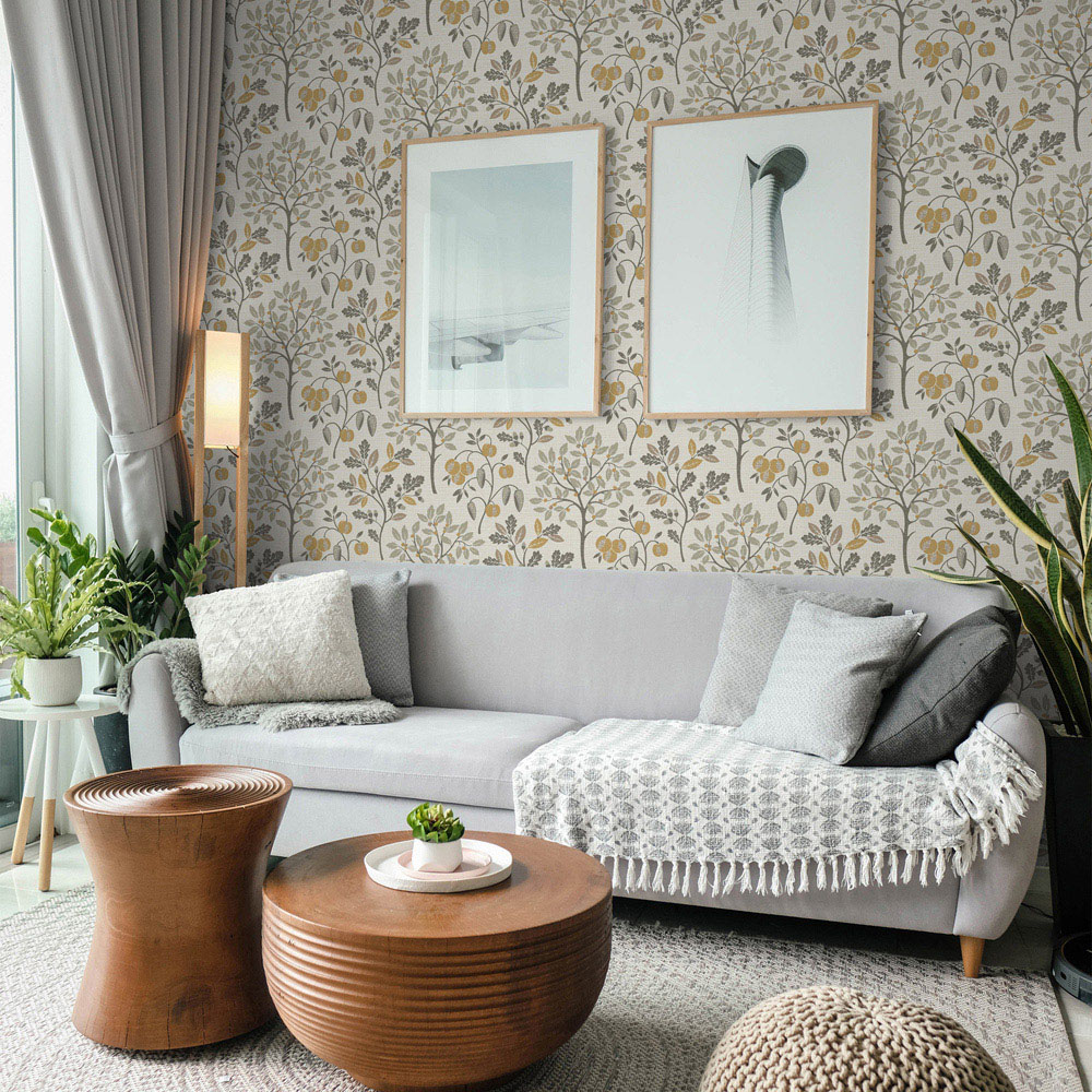 Crown Rowan Autumn Trees Natural Wallpaper Image 3