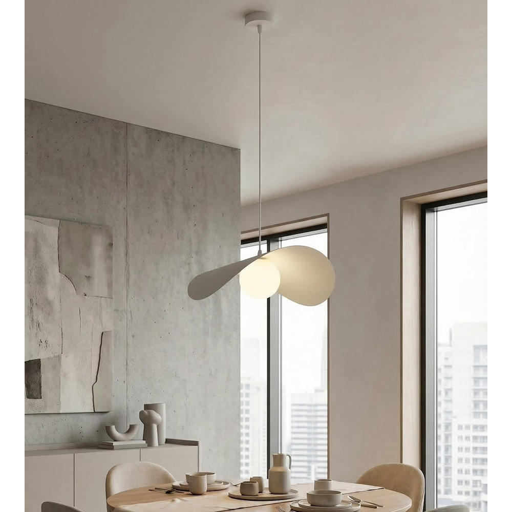 Emibig Ritual White G9 Large Ceiling Pendant Light Image 6