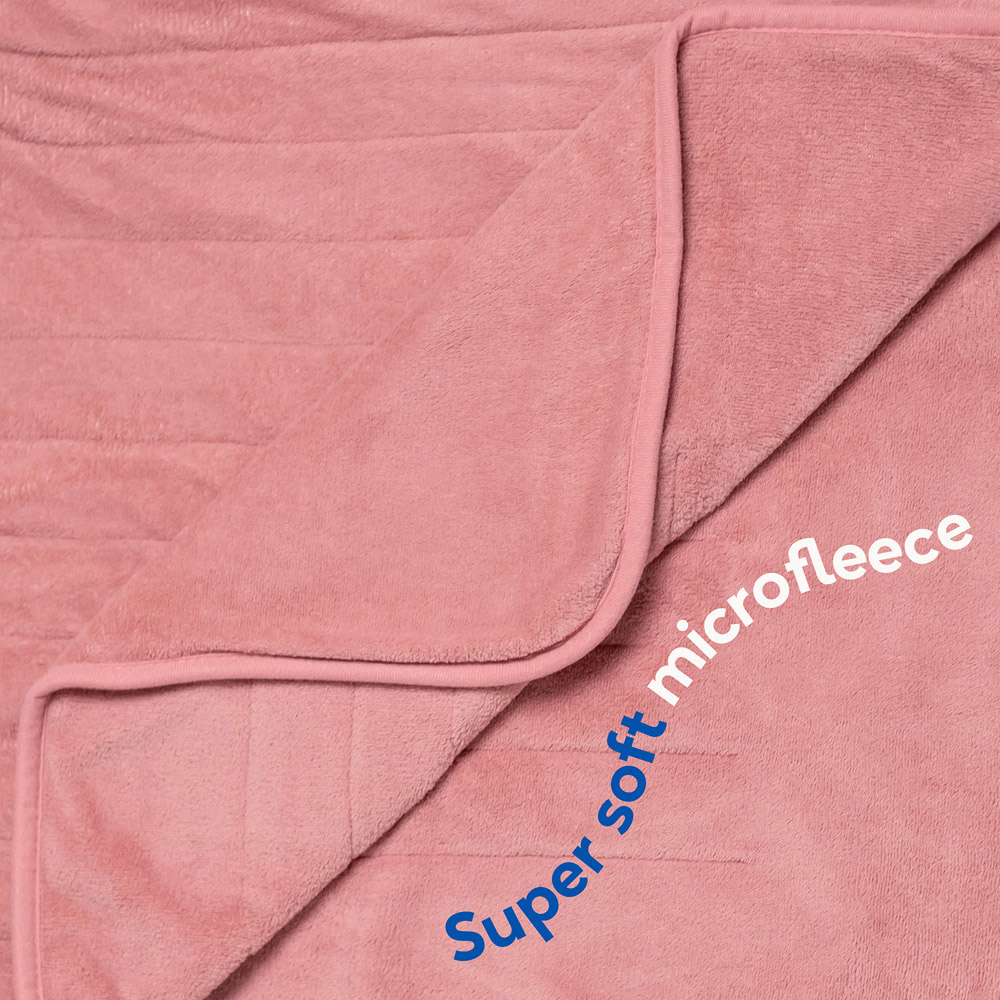 Russell Hobbs RHHT1004PNK Pink Microfleece Heated Throw 180 x 130cm Image 4