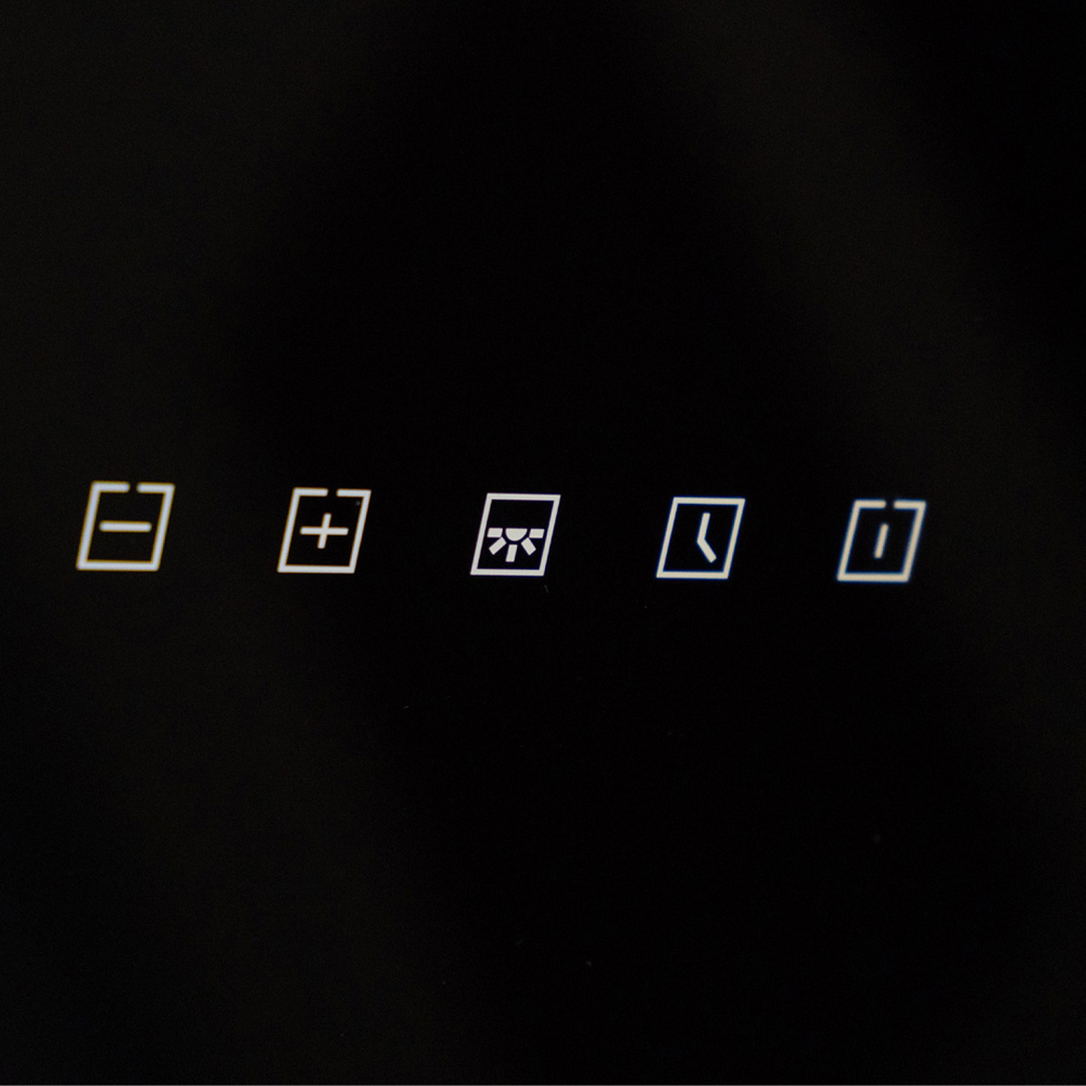 Kaiser Avantgarde Pro Black Glass 70cm Eco Wall Mounted Cooker Hood Image 6