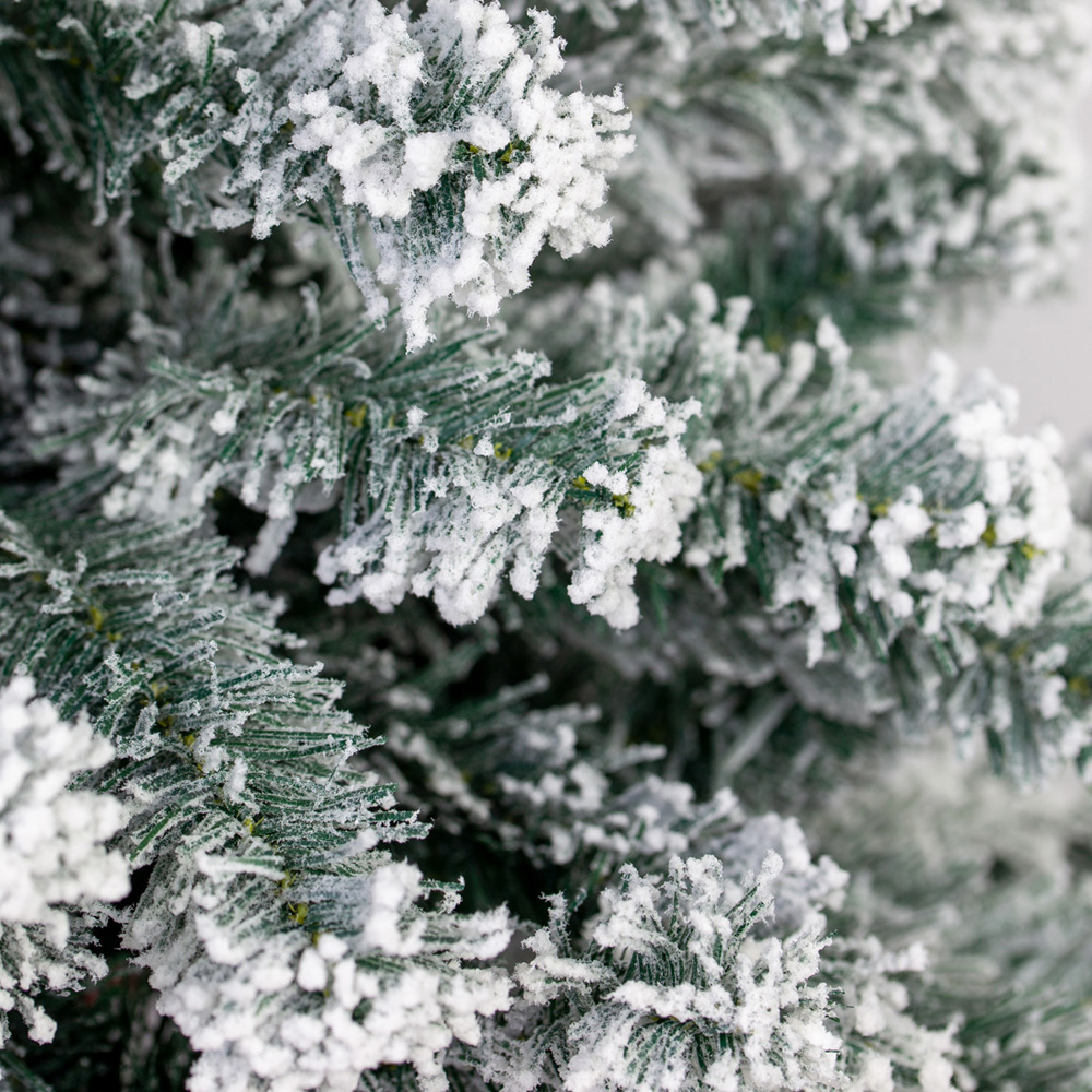 The Christmas Workshop Snowy Cone Fir Artificial Xmas Tree 6ft Image 6