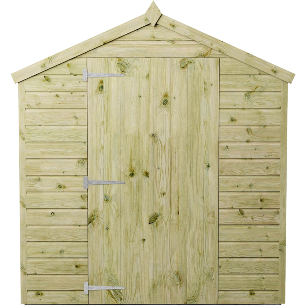 Mercia 8 x 6ft Shiplap Apex Security Shed Image 4