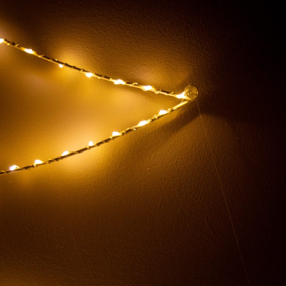 The Christmas Centre 200 Warm White LED Pre-Lit Silver Wire Foldable Xmas Tree 5.6ft Image 5