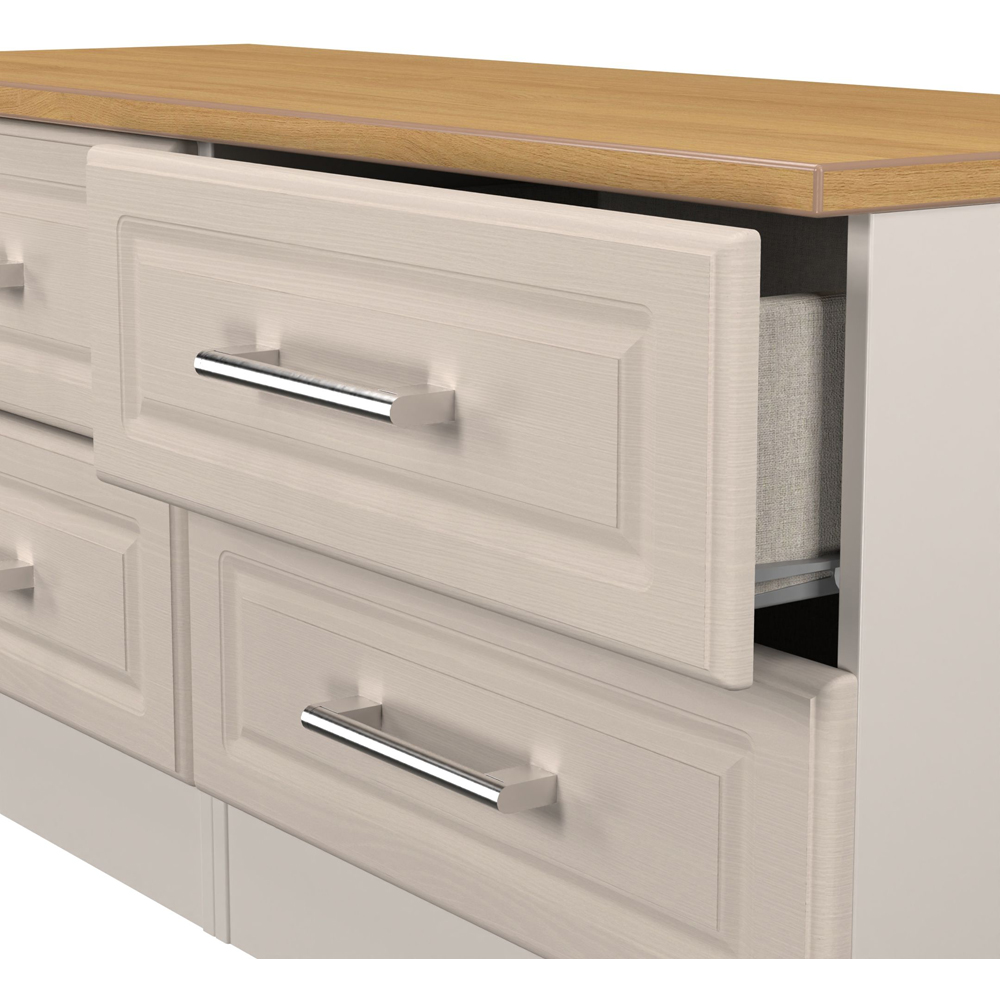 Crowndale Kent 4 Drawer Kashmir Ash and Modern Oak Bed Box Ready Assembled Image 6