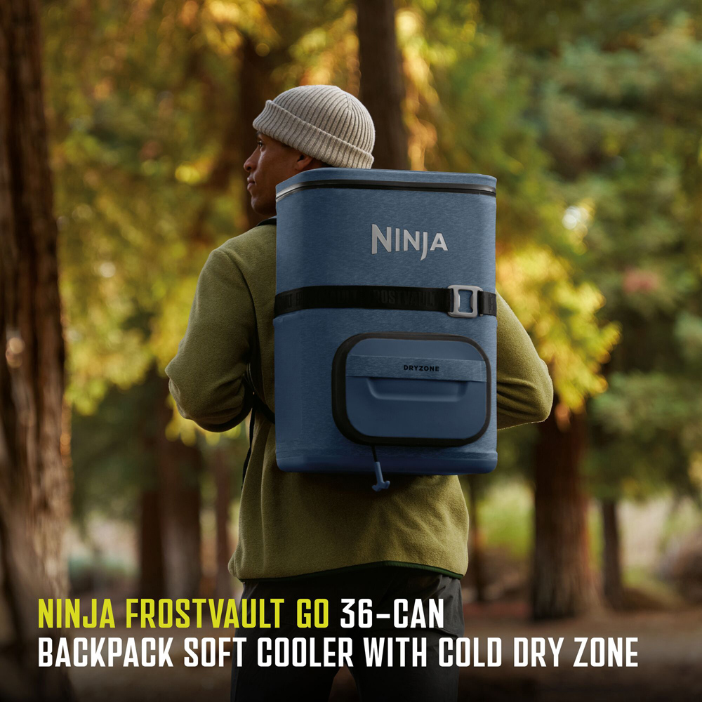 Ninja FrostVault Go 36 Can Navy Cooler Backpack 23L Image 4