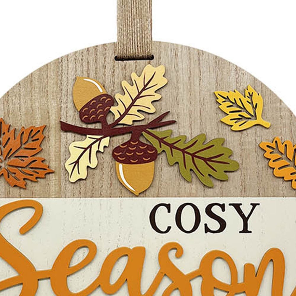 Welcoming Autumn Hanging Plaque Image 2