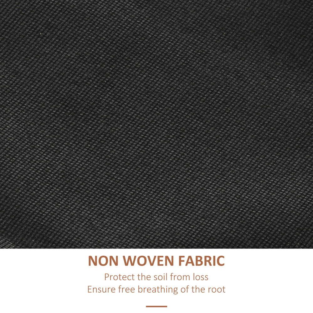 Outsunny 4 Tier Grey Wooden Raised Garden Bed Plant Stand Image 6