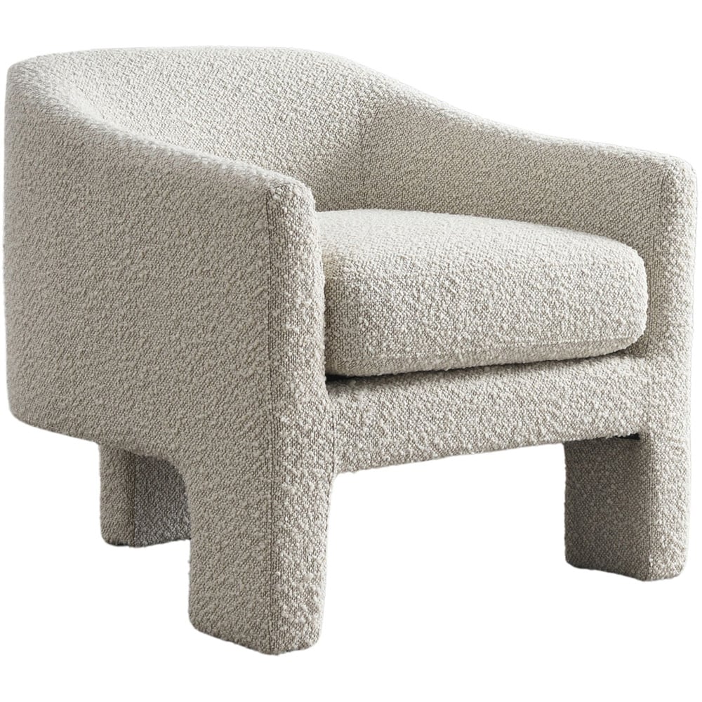 Bowery Cream Boucle Accent Chair Image 2