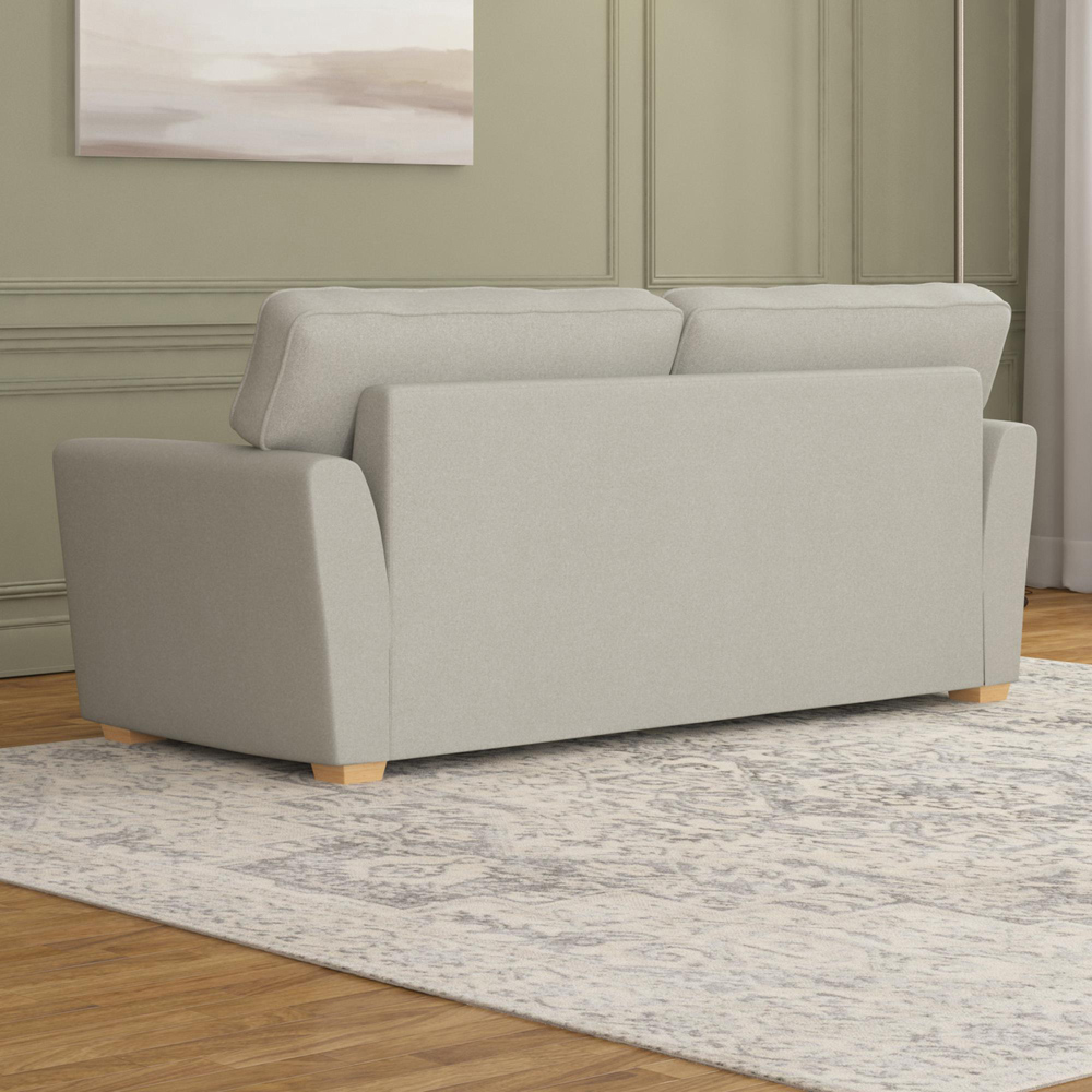 Wendleberry 3 Seater Mink Venice Fixed Back Sofa Image 6