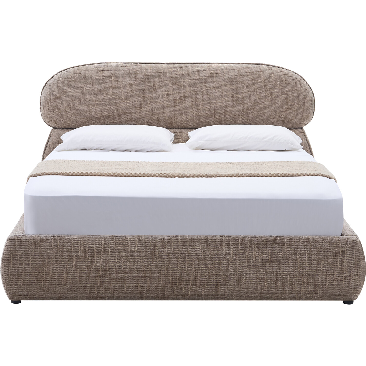 Rhea Ottoman Bed Brown King Image 7