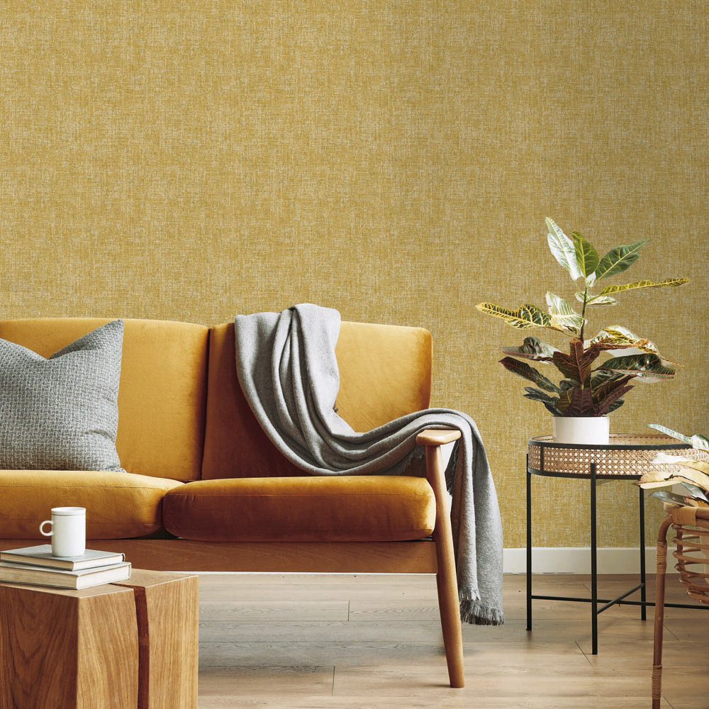 Superfresco Easy Zara Ochre Wallpaper Image 3