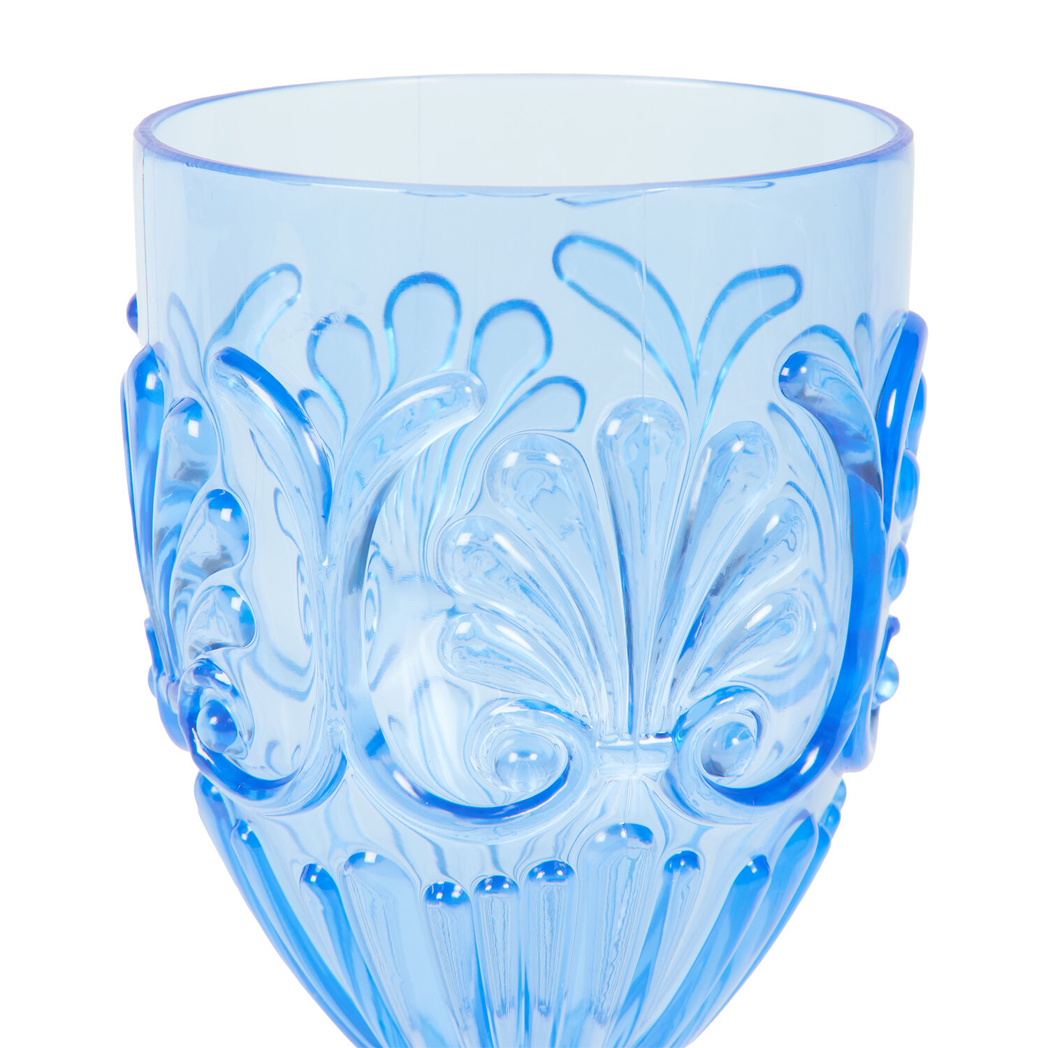Dolce Vita Plastic Wine Glass - Blue Image 4