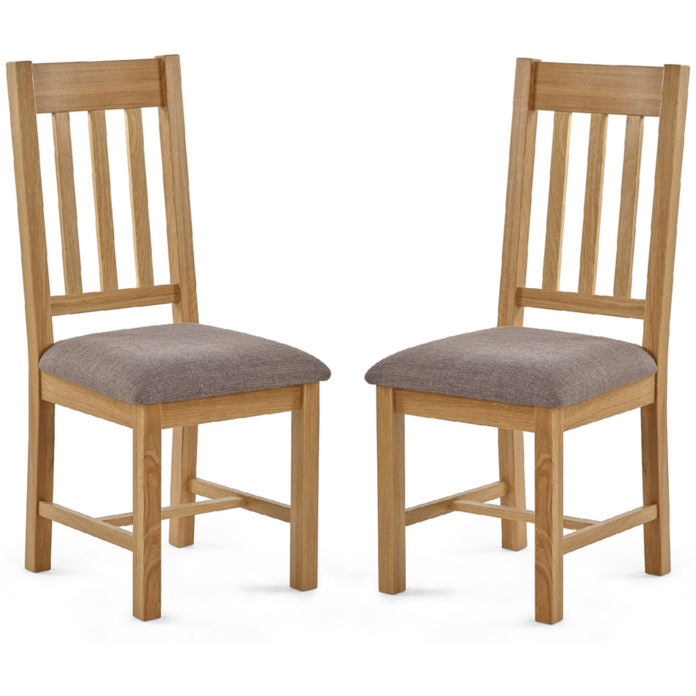 Julian Bowen Mallory Set of 2 Dining Chair Image 2