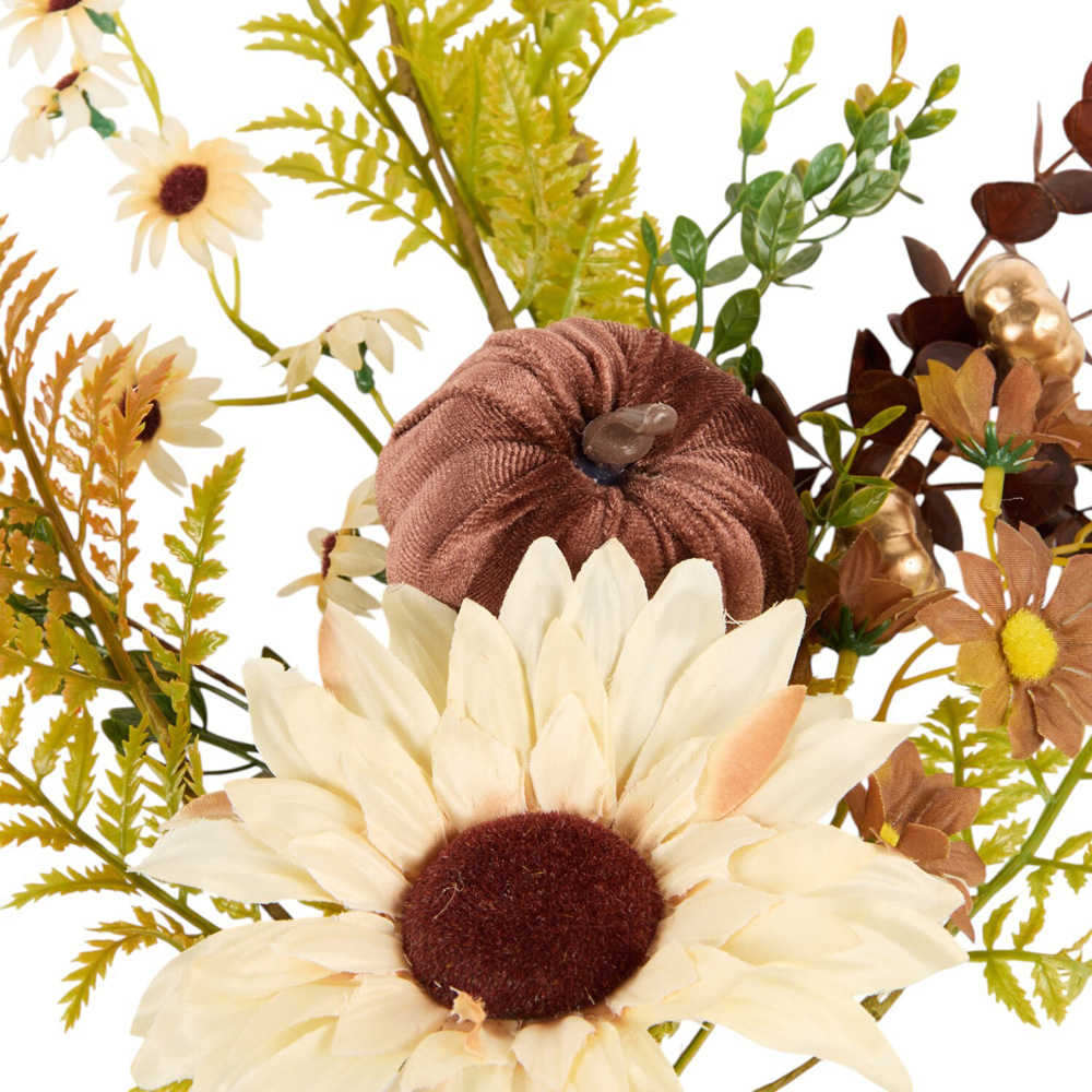 Autumnal Pumpkin and Pine Pick Image 3