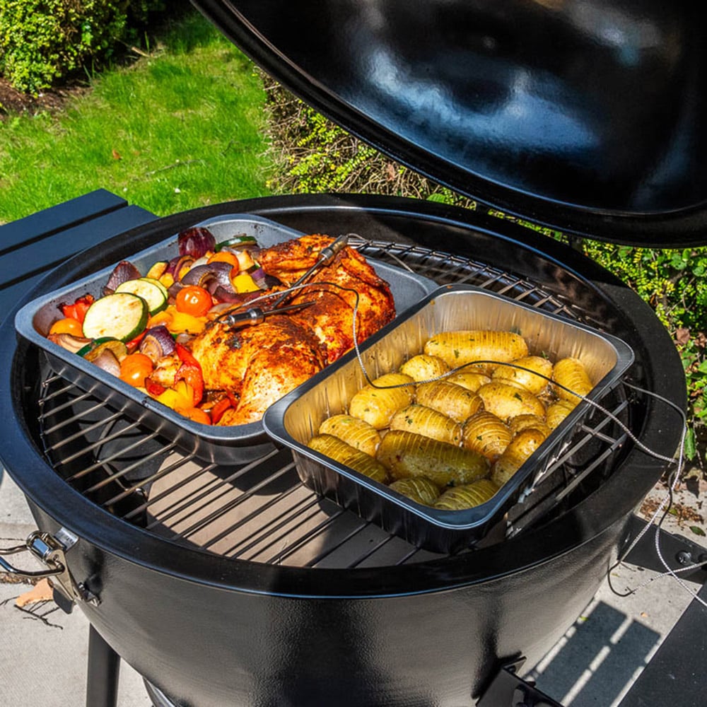 Bar-Be-Quick Steel Kamado Charcoal Grill 21 inch Image 4