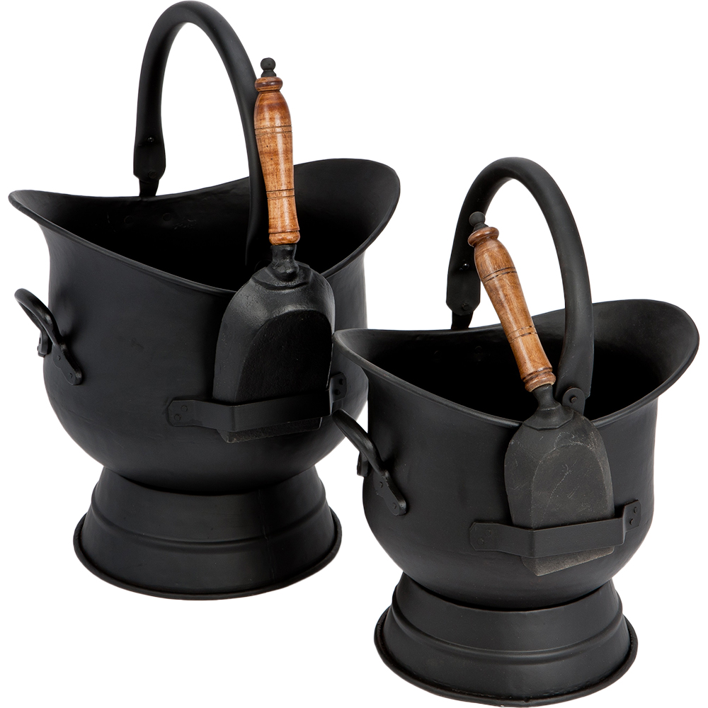 Inglenook Fireside Premium Bucket with Shovel 2 Pack Image 1
