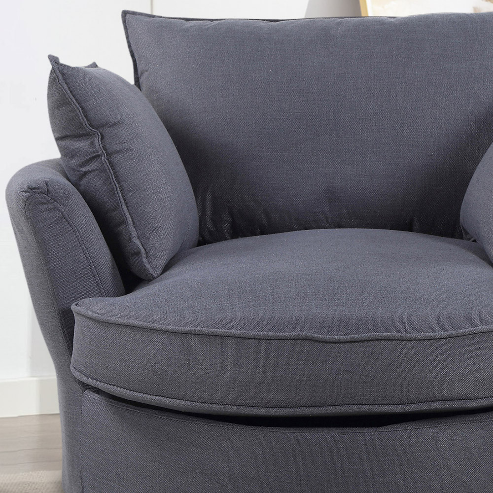 Artemis Home Irwin Ash Swivel Cuddle Chair Image 3