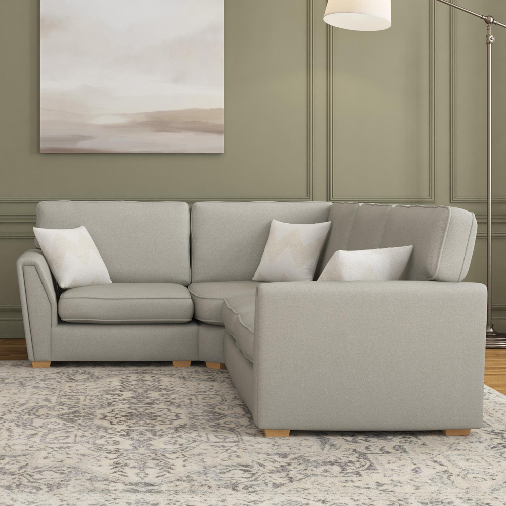 Wendleberry 3 Seater Venice Mink Fixed Back Left Hand Corner Sofa Image 5