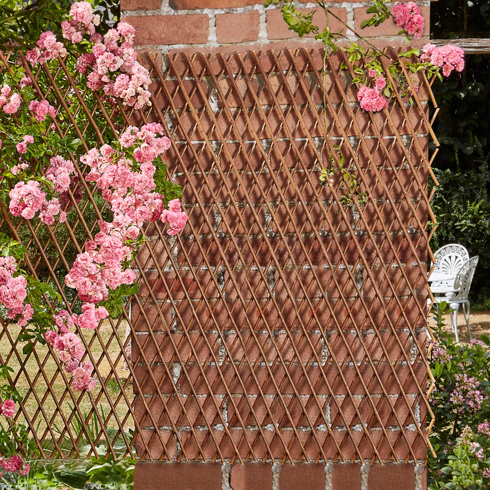 Garden Gear Willow Trellis 180 x 60cm 2 Pack Image 4