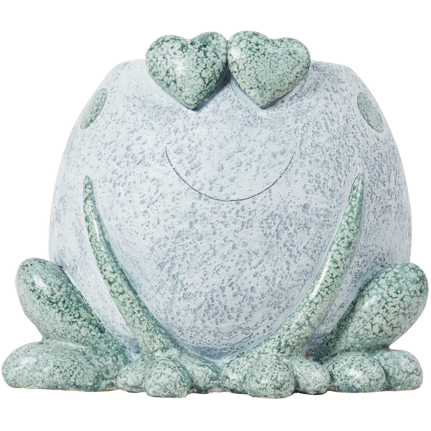 Green Frog Cement Indoor Plant Pot 22.5cm | Homebase
