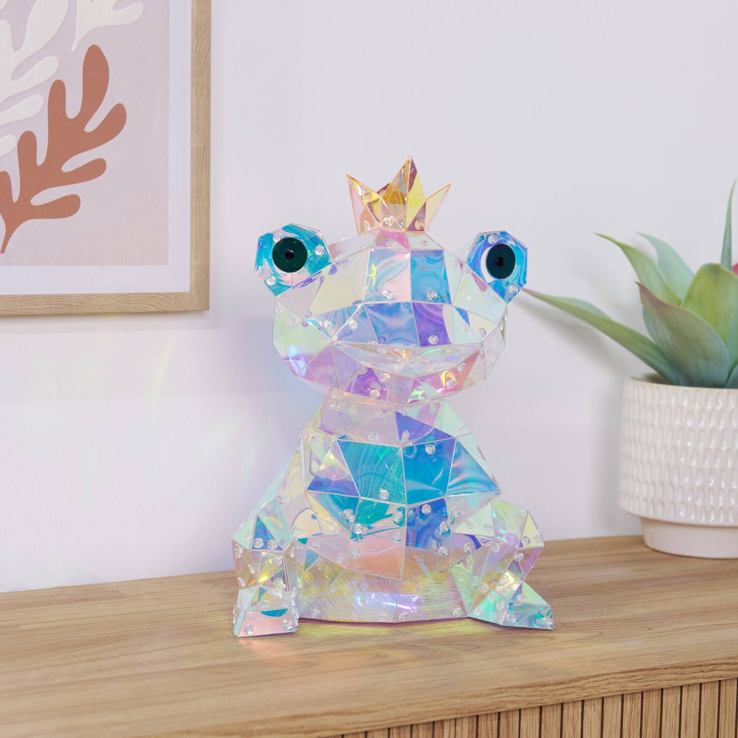 Crystal Effect Iridescent Frog Light Image 3