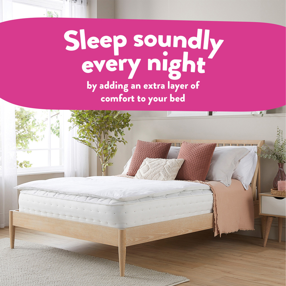 Slumberdown Double Sleep Soundly Rebound Mattress Topper Image 3