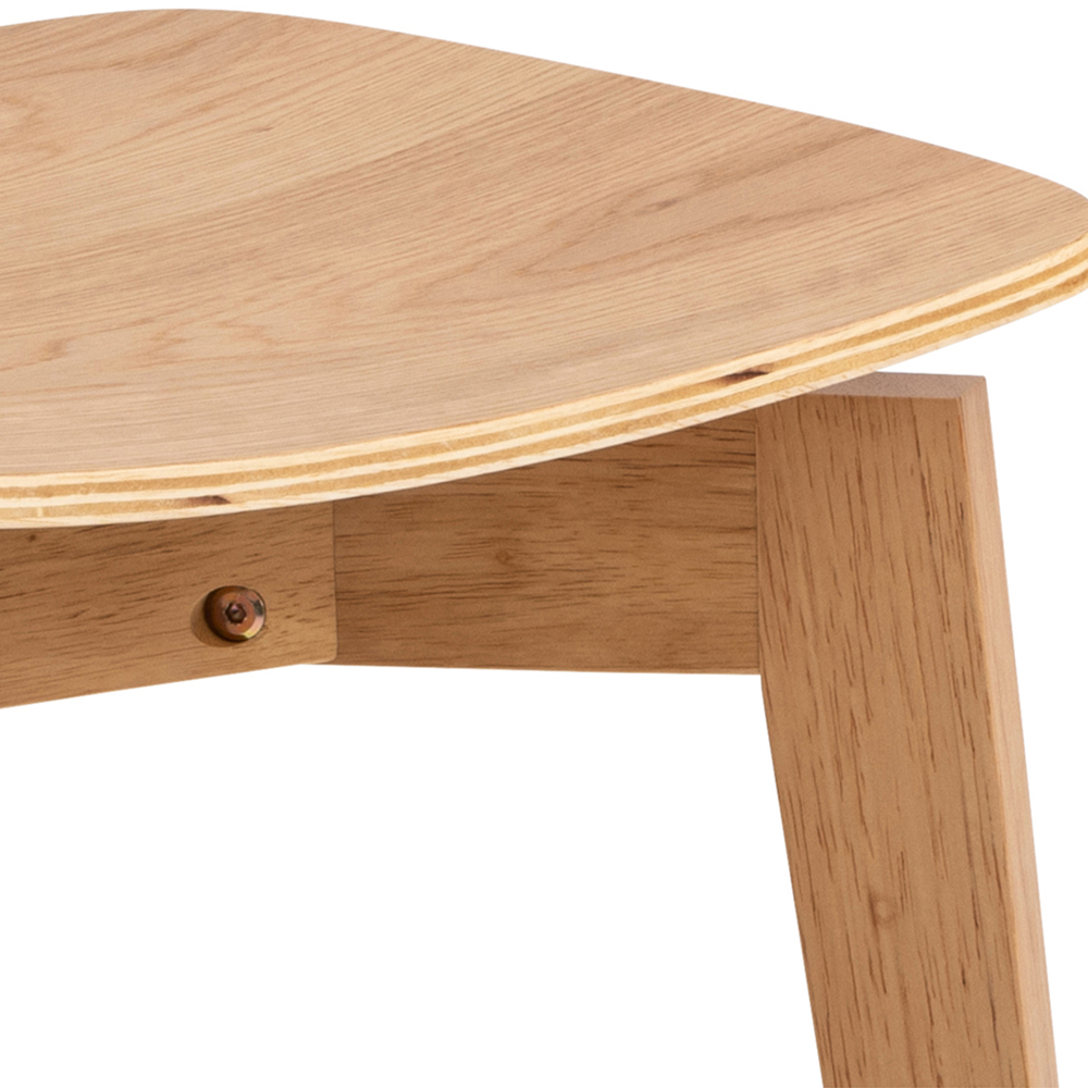 Florence Roxby 4 Seater Round Dining Table Oak Image 7